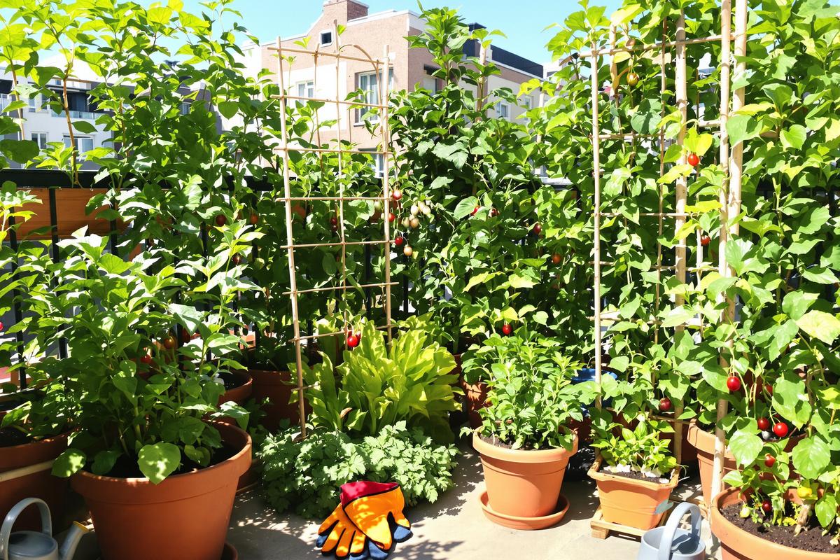 Easy vegetables you can grow in pots on a balcony