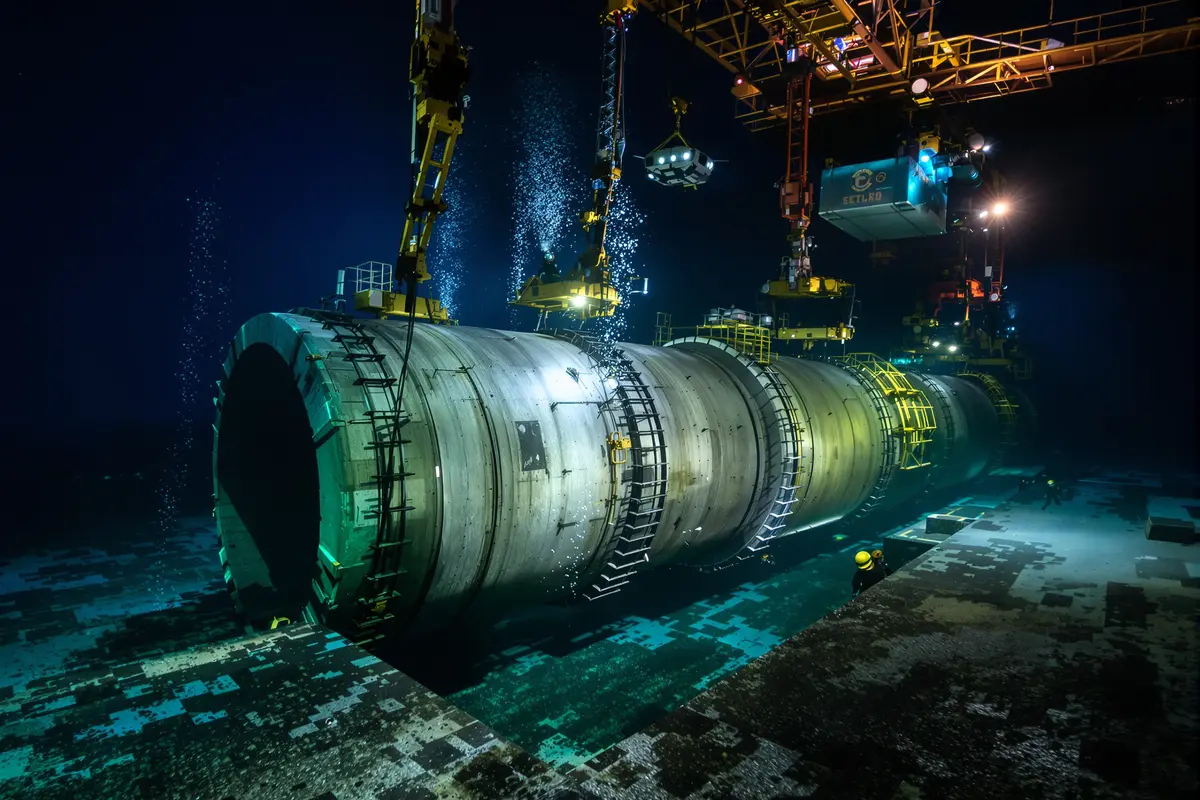 Confirmed: Underwater rail line will soon link continents (how it works is insane)